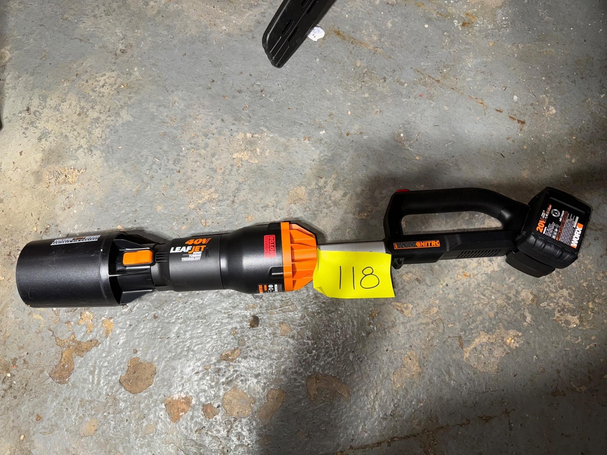 Nice Worx 20 V blower no charger