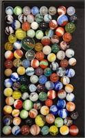 Vintage Marbles, about 100 in Ball Jar includes Pe