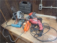 Power tool lot drills, saws