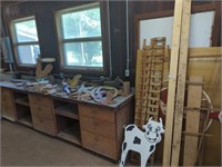 Entire lot of miscellaneous wood pieces. Couple