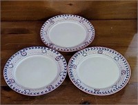 F.F.A. Malveira Portugal Hand Painted Plates