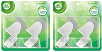 Scented Plugin Air Freshener, White (Pack of 2)
