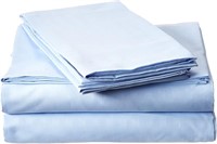 Millenium Linen King Size Bed Sheet Set-light blue