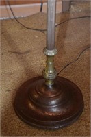 Brass Floorlamp, 4 Light Bulbs, 5'H