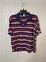 Vintage Izod Lacoste Striped Polo Shirt