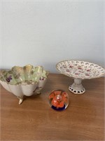 Lefton candy dish, nut dish, paperweight