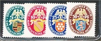 GERMANY #B15-B18 MINT VF H