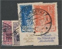 GERMANY #B1-B4 USED FINE-VF