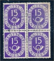 GERMANY #676 BLOCK OF 4 USED VF