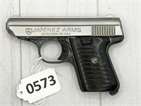Jimenez Arms JA22 22LR pistol, s#060725, missing