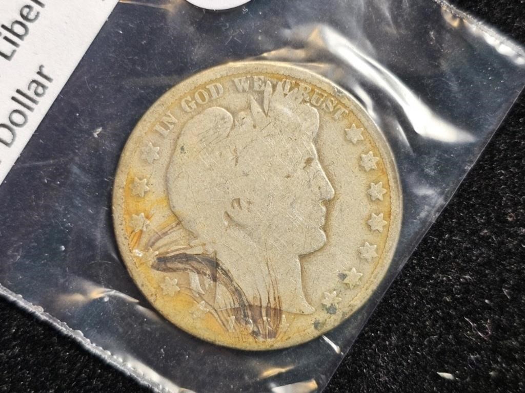 1904 Barber/Liberty Head Half Dollar