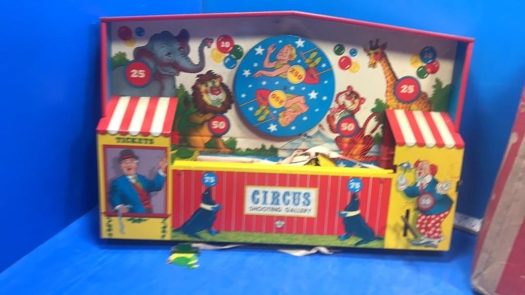 Ohio art circus mechanical gallery w box