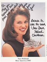 1997 Miss America Tara Holland signed photo