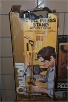 Drill Press Stand With Tilt Table