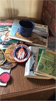 Collection of Boy Scout Books Patches Maps and