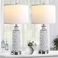 WF7200  Partphoner 26" Table Lamp Set, 2 with USB,