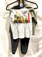 Cat Boys Sweatshirt And Jogger Size 6