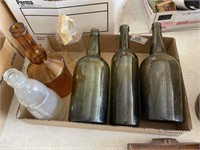 Flat of Vintage Bottles