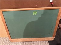 chalk board with chalk tray