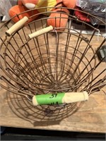 3 wire baskets with handles