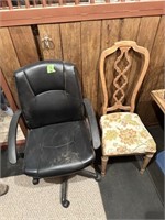 office chair and kitchen chair