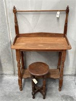 Vintage Washstand and Stoll. Washstand 740x1200