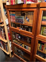 Barrister Style Glass Front Bookshelf Shelf