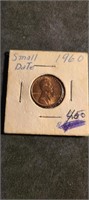 1960 Small Date Cent--bu