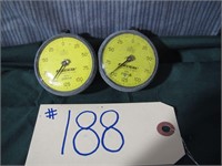 Qty 2 Federal Metric Dial Indicator .025mm W8I
