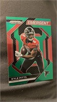 Kyle Pitts 2023 Prizm Emergent Green Prizm