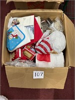 Box Lot of Christmas Decor