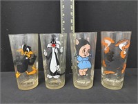 1973 Looney Tunes Cartoon Pepsi Glasses