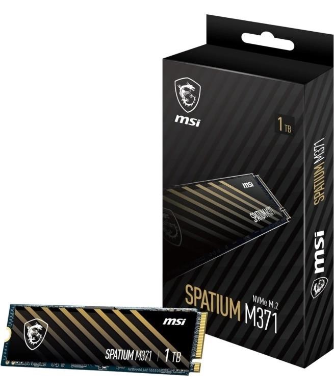 (new) MSI SPATIUM M371 NVMe M.2 1TB Internal SSD