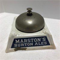 MARSTON'S BURTON ALES PORCELAIN SERVICE BELL