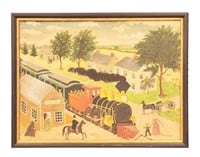 CHESTER TRAIN DEPOT BY ALBERT W. DAVIES (NEW HAMPS