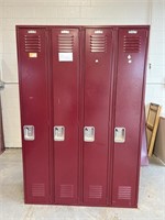 4 Lyon Metal School Lockers