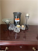 Candle Holders & Vase