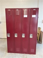 4 Lyon Metal School Lockers