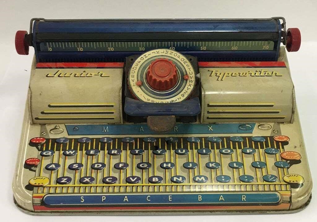 Marx Junior Tin Typewriter Toy