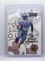 Barry Sanders 1994 Playoff Silver Insert