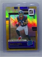 Dameon Pierce 2022 Donruss Gold Rookie