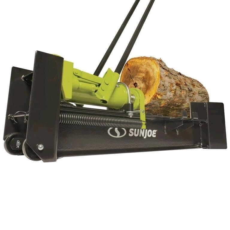 Sun Joe Hydraulic Log Splitter, Built-in Wheels, 1