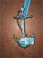 Anchor wall thermometer