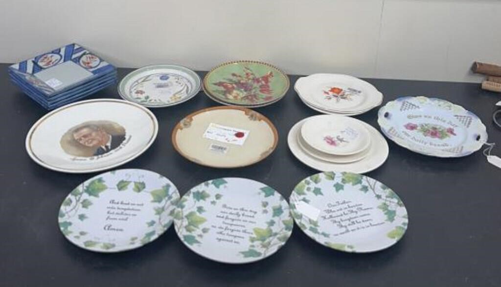 Assorted Decorative Plates