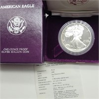 1988 S SILVER EAGLE $1 COIN
