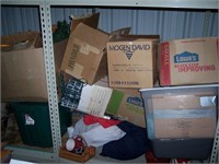 GIGANTIC LOT of Vintage Christmas Items/ 10+ Totes