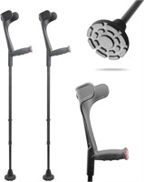 KMINA - Forearm Crutches for Adults (x2 Units, Ope
