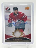 Matthew Barzal /199 Autographed Patch Hockey Card