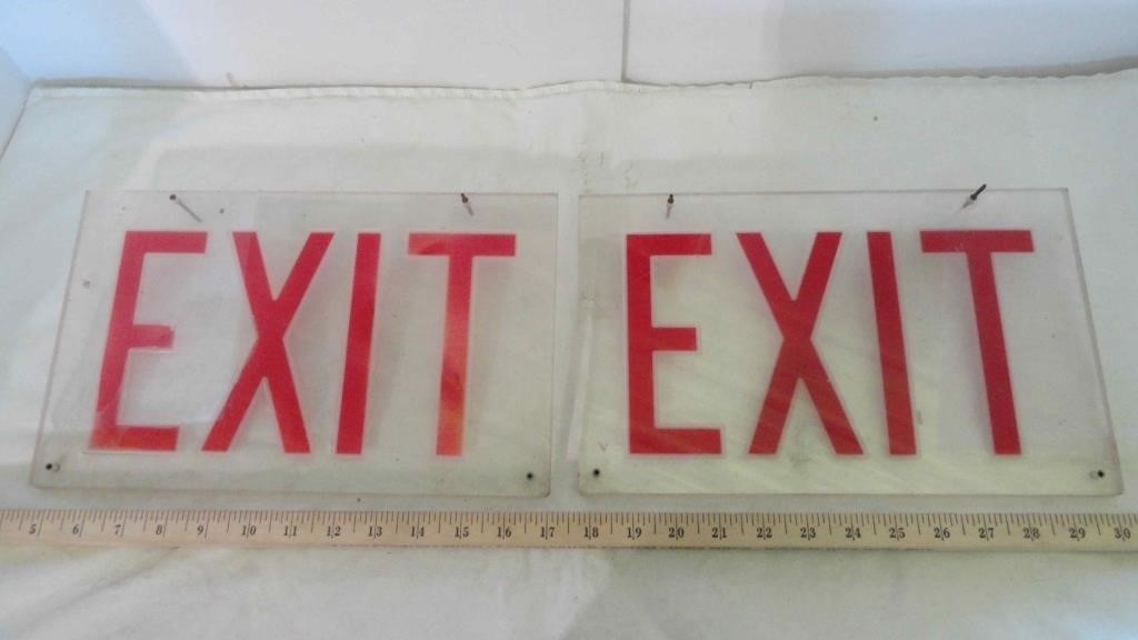 (2) Exit Signs