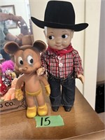 Vintage Mickey Mouse & Buddy Lee Doll